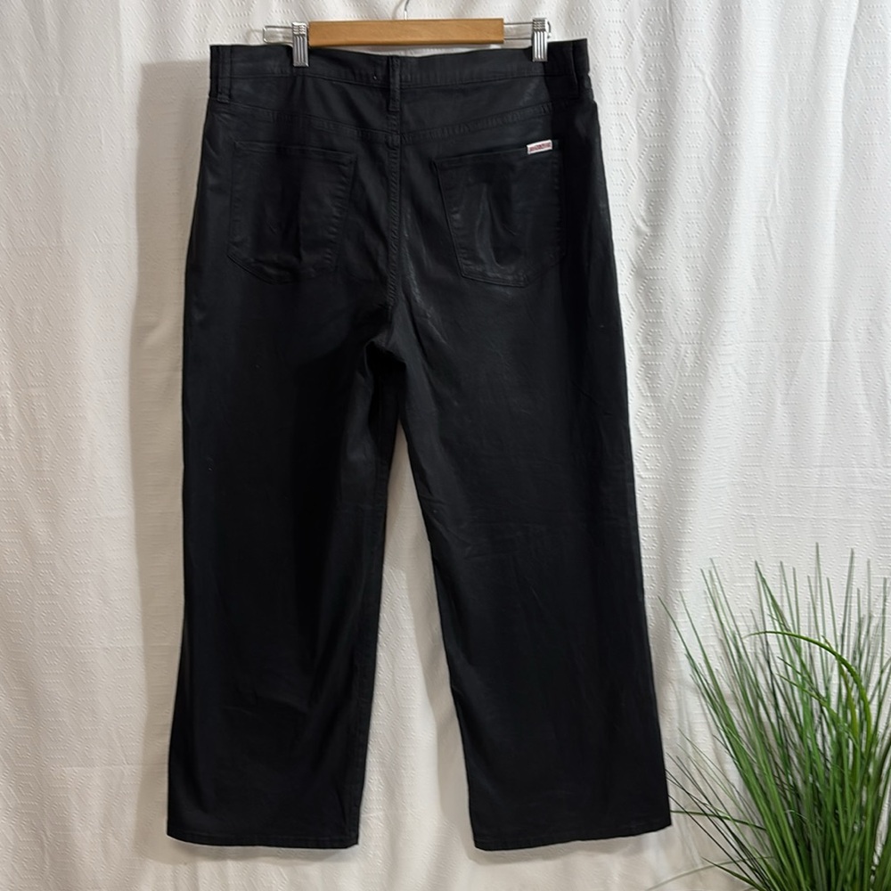 Hudson high rise wide leg crop ankle Jean by Hudson jeans coated - Picture 9 of 11